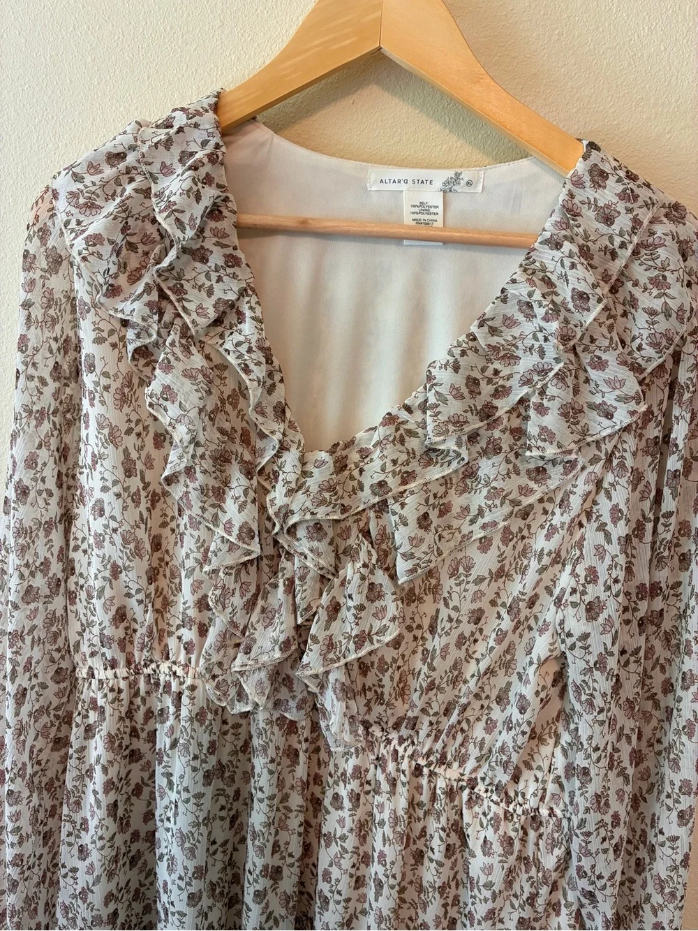 Altar’d State Helena XL High Low Maxi Dress - Picture 9 of 14